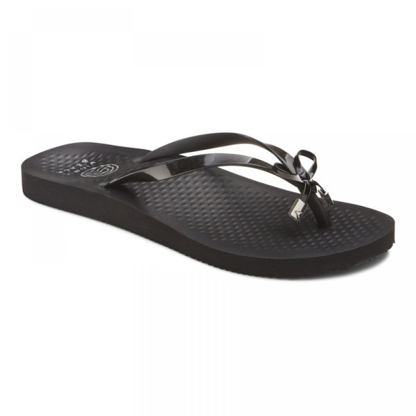 Vionic Sandals Ireland - Bells Toe Post Sandal Black - Womens Shoes Discount | QYUDG-7389